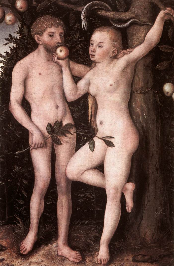 CRANACH, Lucas the Elder Adam and Eve 05